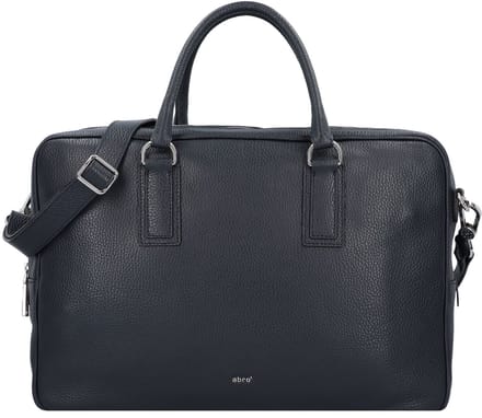 abro Adria Koffer Leer 40 cm - cm ( Zoll) - navy