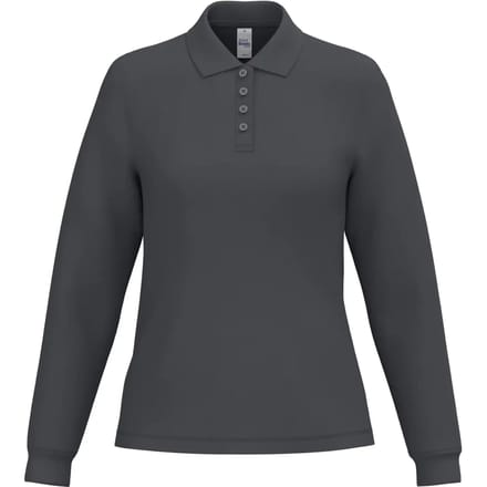 Polo met lange mouwen voor dames iDeal Basic Brand