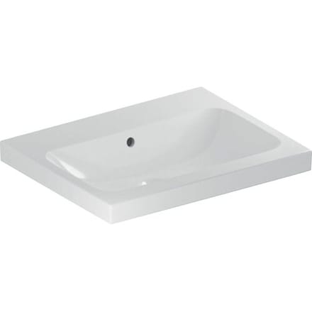Geberit iCon Light washbasin 60 cm without tap hole, with overflow 501.834.00.3