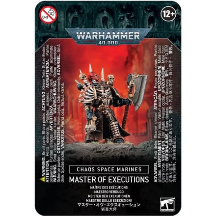 Figurine Games Workshop Warhammer 40k - Space Marine du Chaos Master of Executions