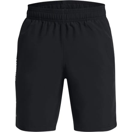 Under Armour UA Tech Woven Wordmark Short-BLK Jongens Sportbroek - Zwart - Wit