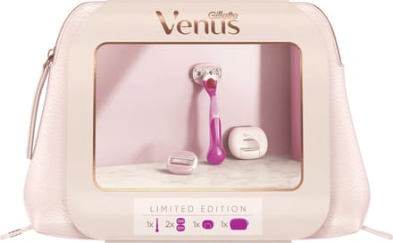 Venus Set ComfortGlide Spa Breeze Mesje + Navulmesje + Reishoes + Etui