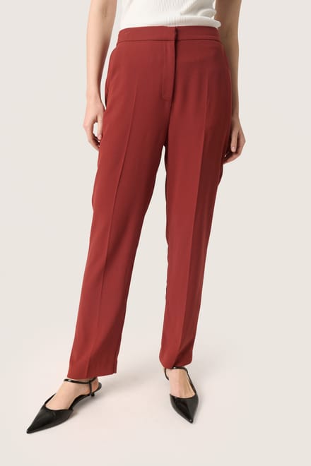 Pants Suiting Regular fit Russet Brown