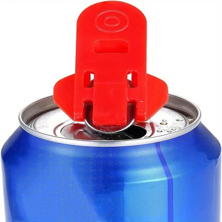 DW4Trading Blikjes Opener/Afsluiter Set van 4 Stuks - Afsluitbaar - Random Kleuren