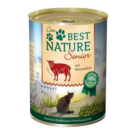 6x 400g Best Nature Kat Senior lam natvoer voor katten