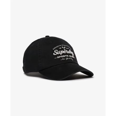 Superdry Vintage Club Honkbalpet Black Grootte: 1SIZE