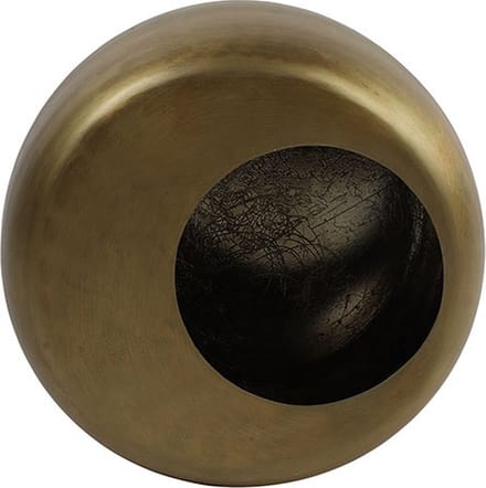 Theelichth Rondo M antiek messing