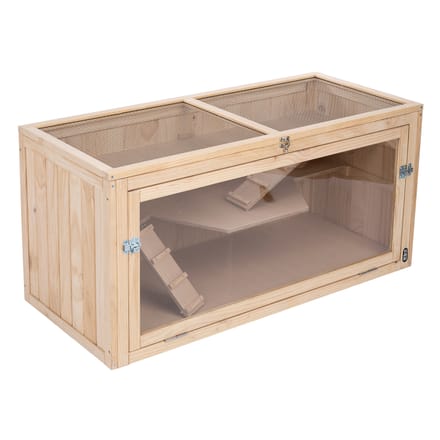 TIAKI houten hamsterkooi 115x50x55.3cm klein dier
