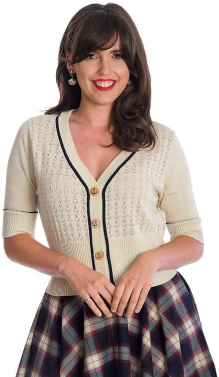 Banned - BOAT CLUB Cardigan - 2XL - Wit