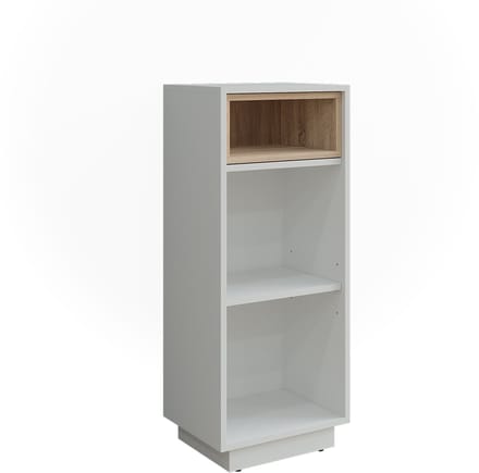 Vicco Beatrice Tussenkast – 38 x 93 cm met 3 compartimenten Wit/Sonoma