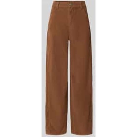 Wide fit broek van katoenmix