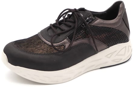 Wolky Dames Sneakers 05703 Vitality S2F Donkergrijs