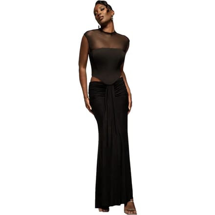 Lage taille jupe voor vrouw Goddiva Maxi