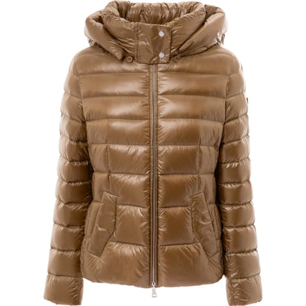 Down jacket met uitneembare capuchon Add