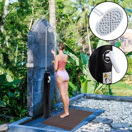 Buitendouche Ampend solardouche met 18 L tank zwart casa.pro