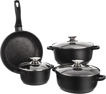 Kookpannenset Graniet GRANDE 7 delig - Kookpottenset - Pannenset