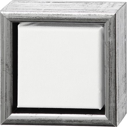 Canvas met lijst, afm 10x10 cm, 360 gr, diverse kleuren, 1 stuk