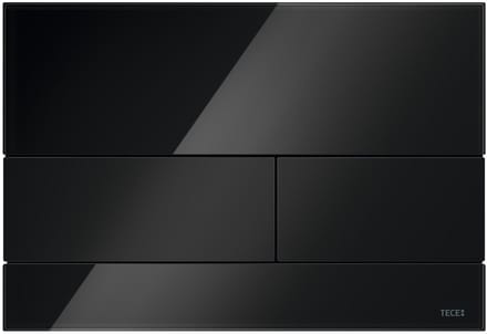 Tece TECEsquare - Bedieningsplaat, zwart glas/zwart 9240809