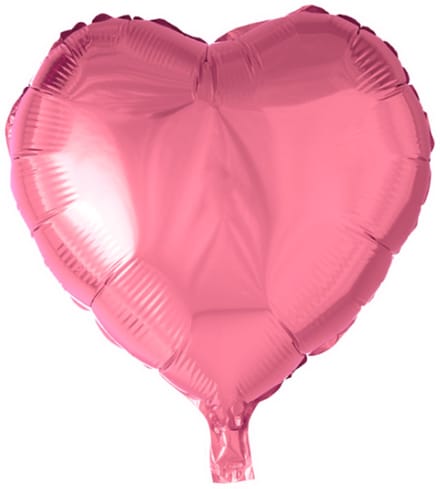 Folie ballon hart roze 46 cm