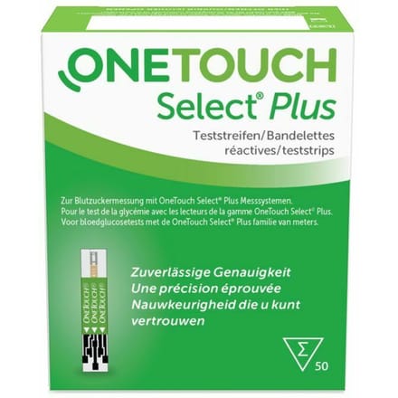 One Touch Select Plus Teststrips Originele teststrips