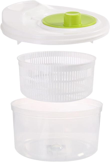 Salade Spinner - Keuken Wasmachine - Groente Drogen - Dubbellaags Ontwerp - 3 Liter - Groen