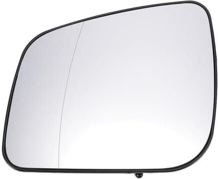 Allecto - Car Rearview Left Side Mirror Glass Replacement - Aspherical - Verwarmd - Wit - Vervangend Spiegelglas - Geschikt voor Mercedes A Class W...