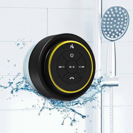 Waterdichte Bluetooth Douche Luidspreker met Zuigkop en Lange Speeltijd