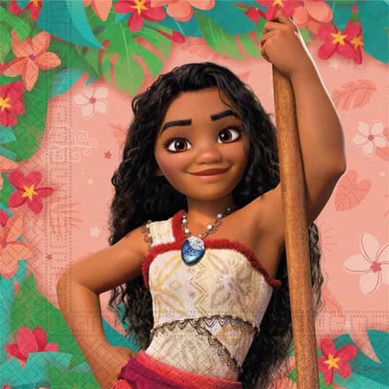 Disney - Vaiana - Servetten - 16x16cm - 20 Stuks.
