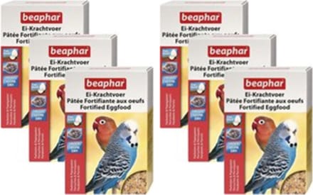 6x Beaphar Eikrachtvoer Parkiet - vogelvoer - 150g