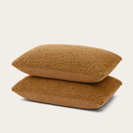 HappyBed Kussenslopen Bronze Brown 80x80 cm - Kussensloop set 2 stuks - 100% Microvezel - Ultieme slaapcomfort