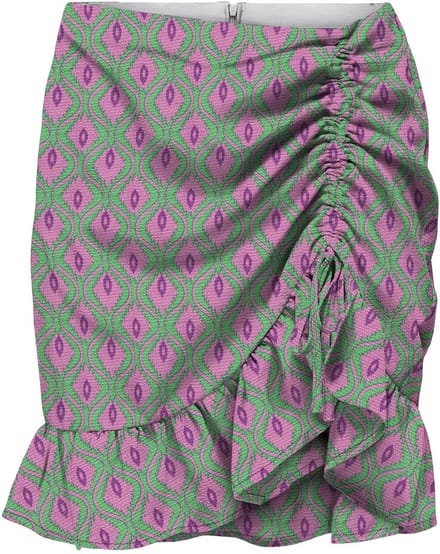 ONLY ONLNOVA LIFE VIS PHILINE SKIRT AOP Dames Rok - Maat M