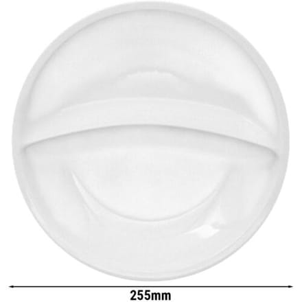 (12 stuks) THERMO FUTURE BOX Porseleinen bord - Rond - 2-delig - Wit