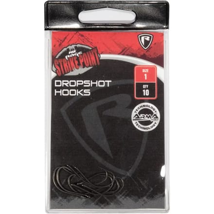 Fox Rage Strike Point Dropshot Hooks (10 pcs) - Maat : 2