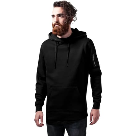 Urban Classics Sweat Bomber Hoodie Trui met capuchon zwart S