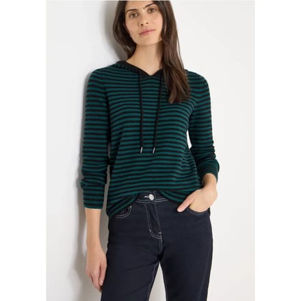 Gestreepte hoodie