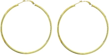 Behave - Goudkleurige oorringen 7 cm - Statement oorbellen trend