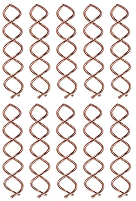 10 Spiral Haarspelden voor Perfecte Buns in Goud - Duurzaam en Compact