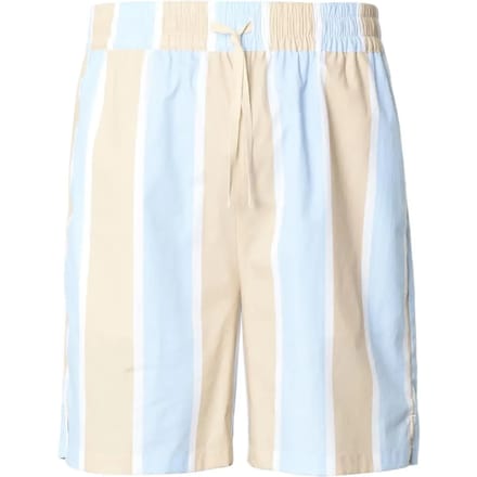Urban Classics - Summer Stripe Resort Korte broek - M - Beige/Blauw