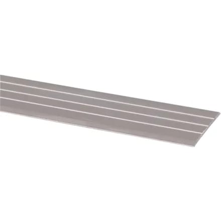 Aluminium Overgangsprofiel - Rvs-look - Zelfklevend - 35x2mm - 0,95m