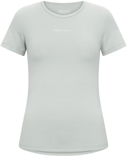 RÖHNISCH - Jacquard Short Sleeve Top - Training t-shirt lange mouw dames - Grijs