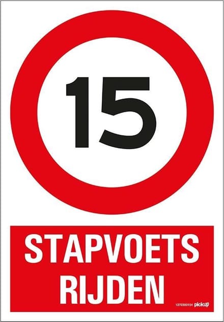 Pickup bord 23x33 cm Combinatie - Stapvoets rijden