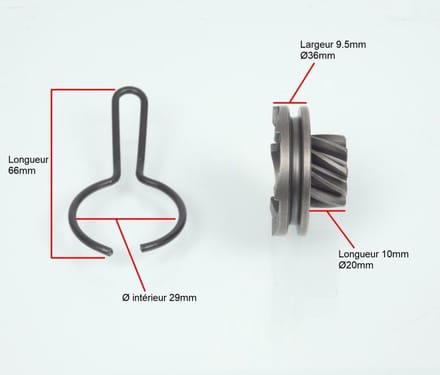 rock kick one voor scooter yamaha 50 bws 4sb-e5631-00-00 nieuw