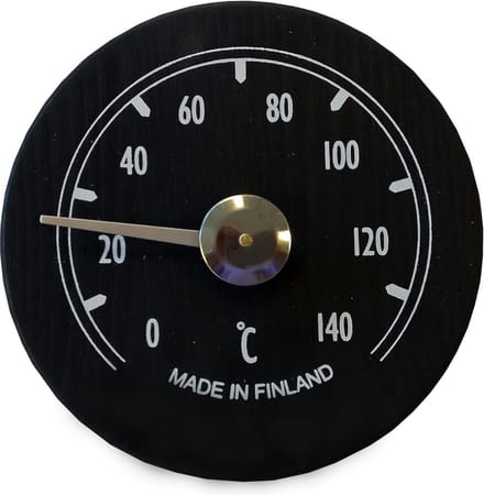 Saunia - sauna thermometer - Zwart