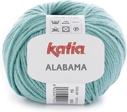 Katia Alabama - 54 zeegroen - Katoen/Acryl Garen