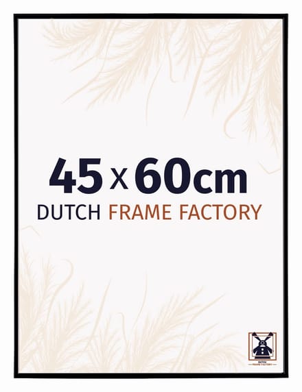 Fotolijst 45x60 cm - Kunststof - Zwart Mat - Easy