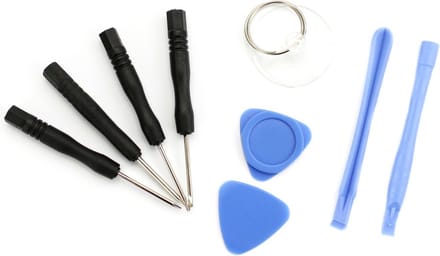 Geschikt voor iPhone / iPad Reparatiesetje 9 in 1 (ook voor iPhone 7 en nieuwer)