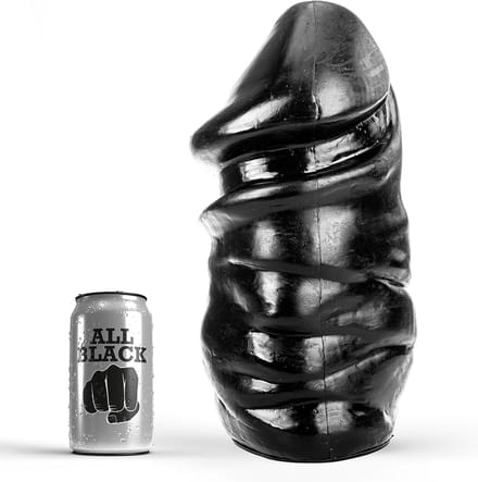 All Black Anaal Dildo 32 cm - zwart