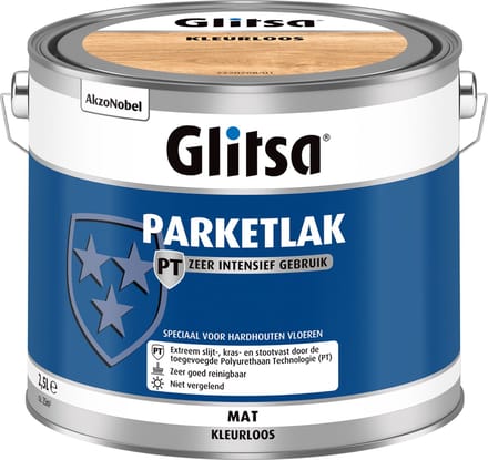 Glitsa Parketlak Pt Mat - Acryl - Kleurloos - 2,5l