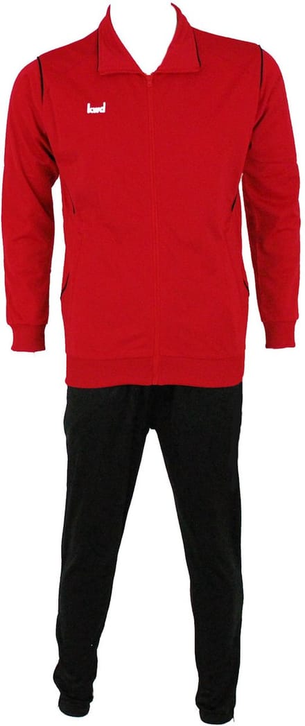 KWD - Trainingspak Mundo - Maat 176 - Rood/zwart