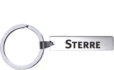 Sleutelhanger Met Naam - Sterre - RVS